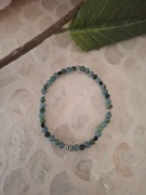 Bransoletka handmade z naturalnych kamieni hematyt agat turkus afrykański 