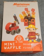 Klocki Mini Waffle Strażak MARIOINEX