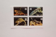 Madagaskar Sw 2382-85** jaszczurki,wwf /czwórka/