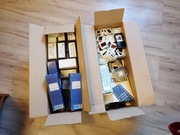 Slajdy szkolne PRL – duży zestaw mix, lata 50–90, 2 kartony