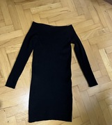 Sukienka Primark czarna odkryte ramiona M