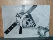 Wydruk A3 rysunku "Dokowanie"