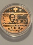 Banknoty PRL. Fi 50 mm. Miedź. Gyges