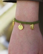 Makramowa bransoletka - MONSTERA