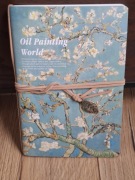 Szkicownik, notes z obrazem Van Gogha, metalową zawieszką