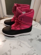 Buty zimowe, śniegowce, ocieplane dziewczęce,4F,r38