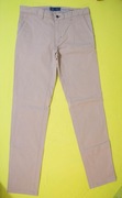 Męskie Spodnie Chinosy Milos Jasne Beżowe Kremowe Lavard 84/182 Jak nowe 