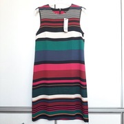 Warehouse Nowa sukienka w kolorowe paski 34 XS