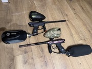 Dye markery paintball dwie sztuki, butla, kulki