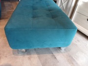 Pufa Barcelona  turkusowa morski Wajnert