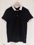 Versace Collection polo męskie M czarne Medusa 100% bawełna