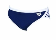 ARENA Kąpielówki M TEAM STRIPE BRIEF  001285/701 NAVY-WHITE R. 128JR