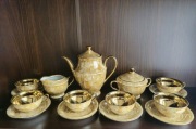 Zestaw porcelany Wawel złoty