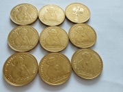 POWSTANIE WIELKOPOLSKIE 9 sztuk Monety MENNICZE 08