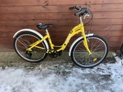 Rower młodzieżowy Romet 24” - żółty, stan dobry