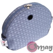 Niebieski organizer do Obag MOON LIGHT pepitka połysk lazur wkład OMAY