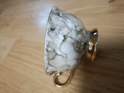 Filiżanka Karolina -marmurek Złocony