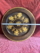 Drewniany ozdobny talerz - taca