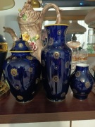 Komplet Trzech Waz Royal Porzellan Bawaria KPM Niemcy 