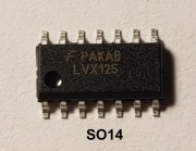 74LVX125     Low Voltage Quad Buffer with 3-STATE Outputs
