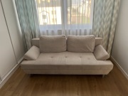 SOFA Meblomak jasny beż z funkcją spania