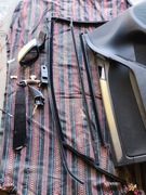 Lusterko lewe, boczek drzwi, uszczelki, klamka golf 6 LR7L