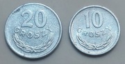 Zestaw 10 i 20 groszy 1949 PRL (Al)  [#1323]