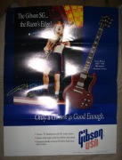 Gibson - Angus Young AC/DC  - plakat broszura