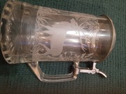 Szklany kufel mysliwski