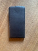 Skórzane etui do samsung Galaxy 6S Edge+ grafitowe kabura