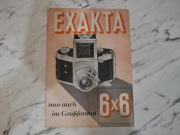 Folder, prospekt - Exakta 6x6 (Ihagee Dresden)