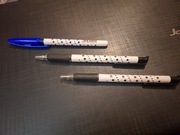 Długopisy Toma Flexi superfine zestaw 2szt 0,5 mm + GRATIS 3 elementy