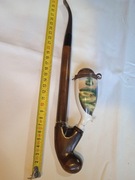 Stara Pocelanowa Fajka Cybuch Ręcznie Malowany