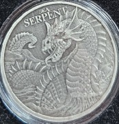 Srebrna moneta bulionowa SEA SERPENT - 1 oz uncja srebro. Czytaj opis