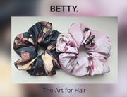 Zestaw prezentowy scrunchie.Premium Dzień Kobiet Rose Noir