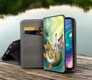 Honor 200 Pro wędkarskie etui zamykane portfel ryby karp + Szkło