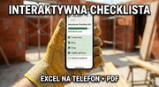 Checklista Odbioru Domu SSO 5 Etapów - Fundamenty Dach (Excel PDF)
