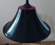 Lampa żyrandol abażur z płyty winylowej