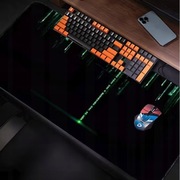 Podkładka pod mysz i klawiaturę Gamingowa XLL 90x40 Duza Czarna