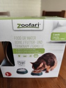 Miski dla kota lub małego psa Zoofari – komplet 2 szt.