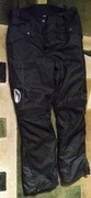 męskie czarne spodnie tekstylne motocyklowe Richa XL