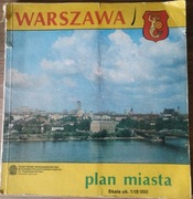 Plan miasta Warszawa