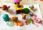 zestaw 10 figurek  akcesoria podest myszka jelonek LPS Littlest Pet Shop