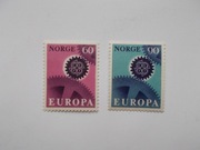 Norwegia 555-6 Europa CEPT **