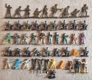 Żołnierzyki PRL - LWP - prawie 50 figurek.