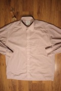 Koszula Olymp r. XL pudrowy róż dł rękaw bawełna męska w paski