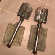 Łopatka piechoty Polska WP MON saperka składana pokrowiec PRL