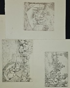 Zestaw trzech rycin Bernd Günther 1979/80 