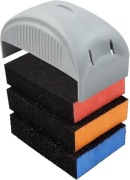 ROLLINGDOG – zestaw bloków do szlifowania z uchwytem, 4 elementy