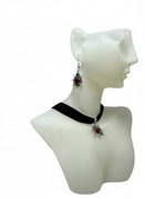 Komplet choker i kolczyki